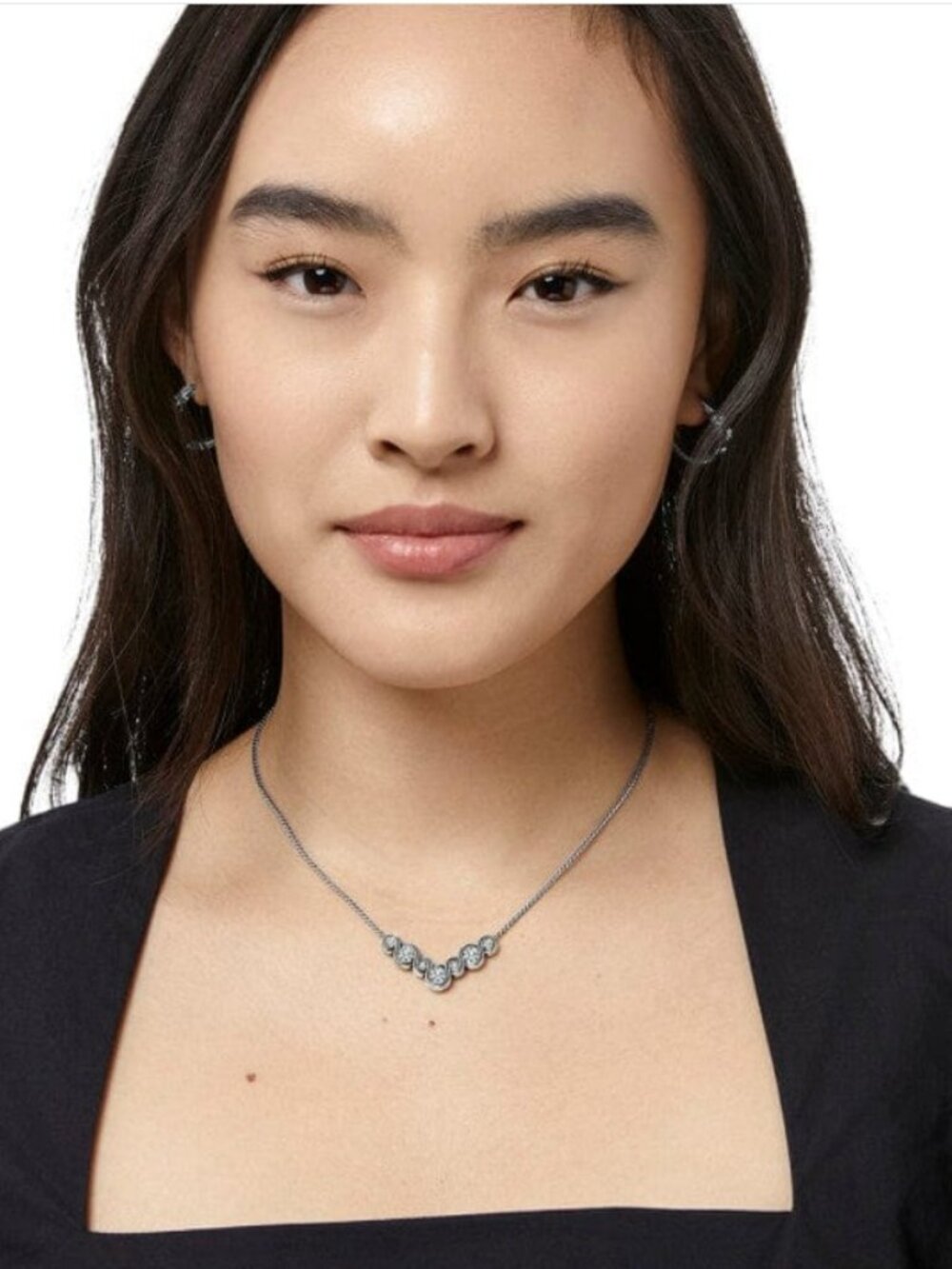 Brighton Infinity Sparkle Necklace 16" - 18" Adjustable